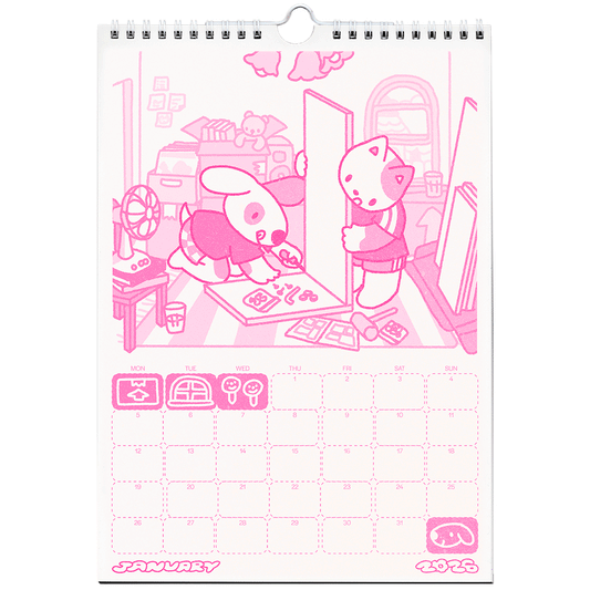 little adventures ✿ 2026 Risograph Calendar