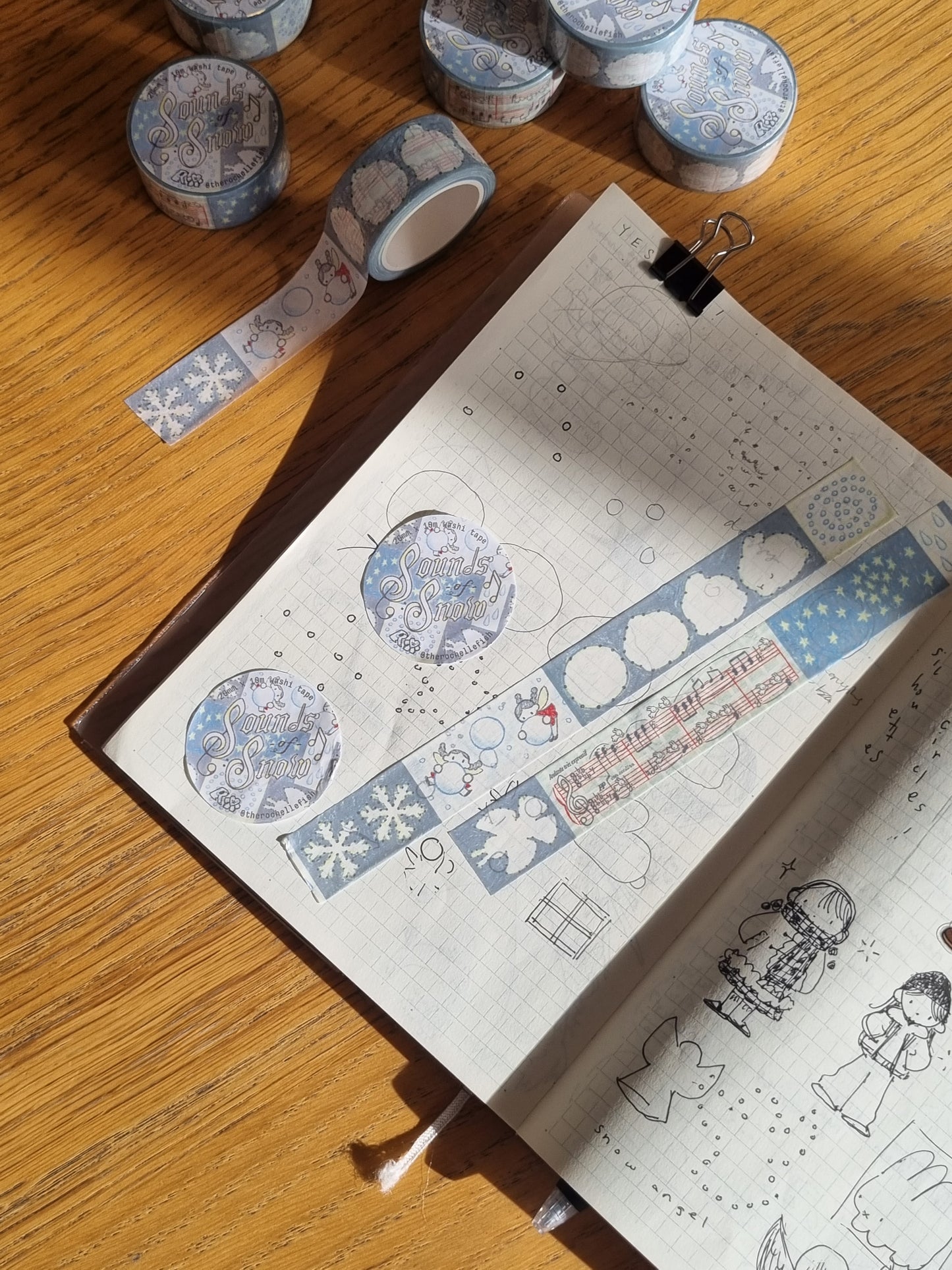 'Sounds of Snow' ❅*̩̩͙‧͙♪₊ Washi Tape
