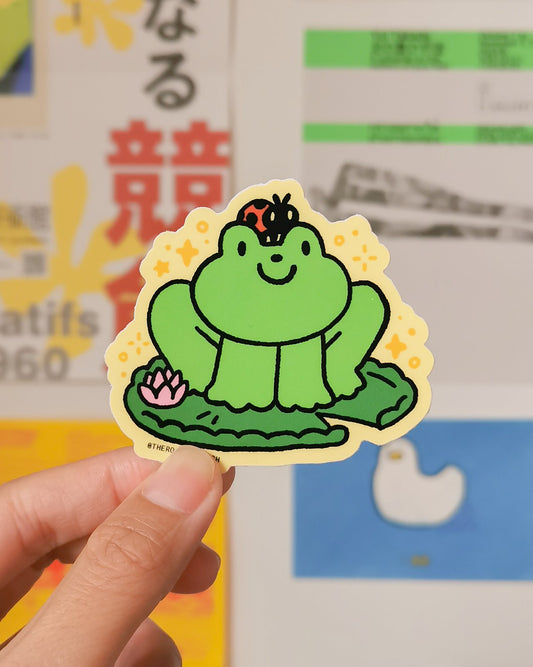 ‘Best Buds’ Flake Vinyl Sticker