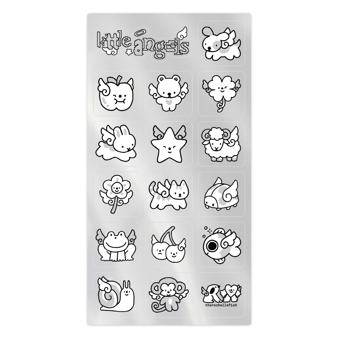 'Little Angels' Sticker Sheet