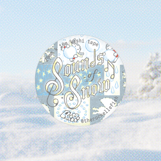 'Sounds of Snow' β
*Μ©Μ©Νβ§Νβͺβ Washi Tape