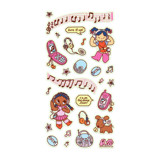 'Turn It Up' Sticker Sheet