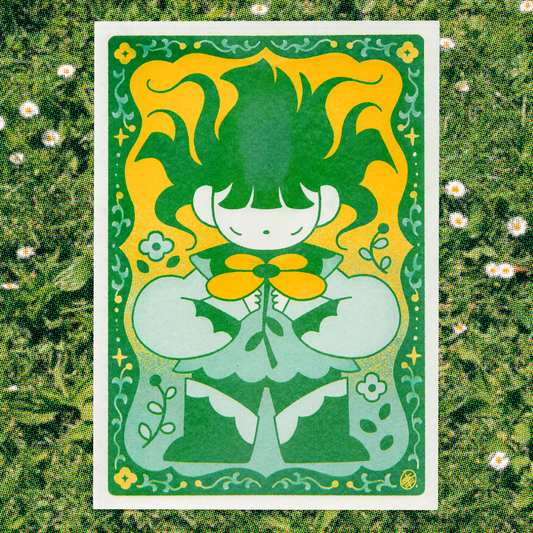 'Taking It Day by Day' 🌼 Risograph Print