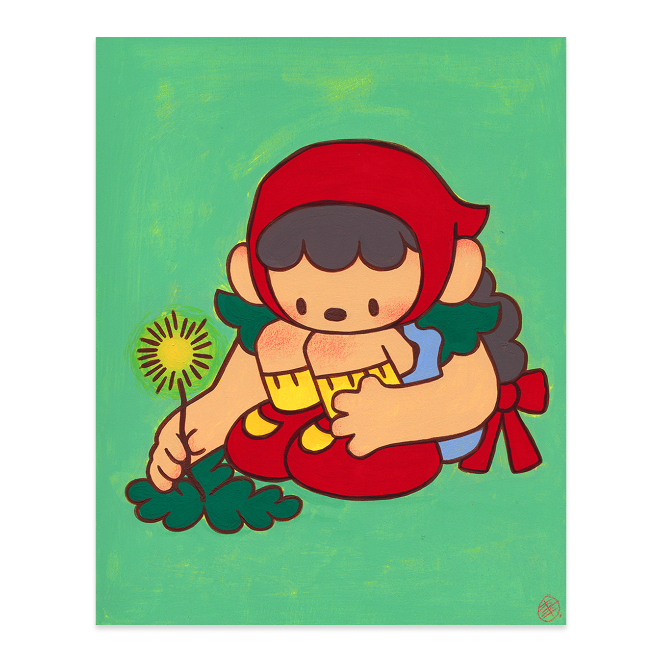 'Curious Girl' Giclée Print