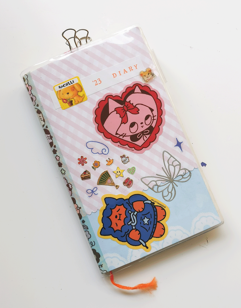 ‘Pretty Kitty!’ Flake Vinyl Sticker
