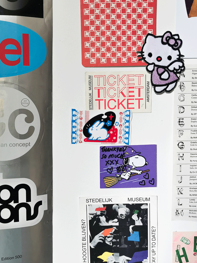 ‘Honky Bunny Candy’ Flake Vinyl Sticker