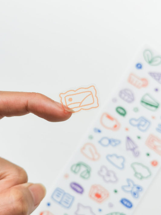 'Walking Through the Seasons' Sticker Sheet