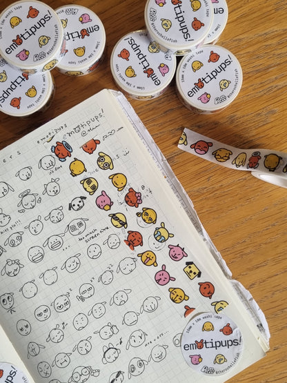 'Emotipups' 😋 Washi Tape