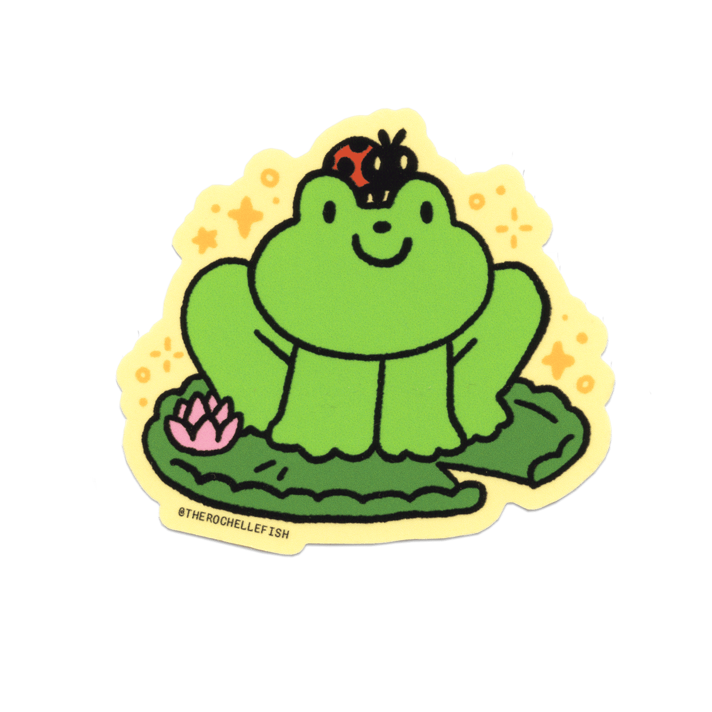 ‘Best Buds’ Flake Vinyl Sticker