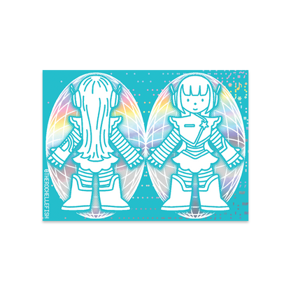'Calibrating…' Flake Vinyl Sticker
