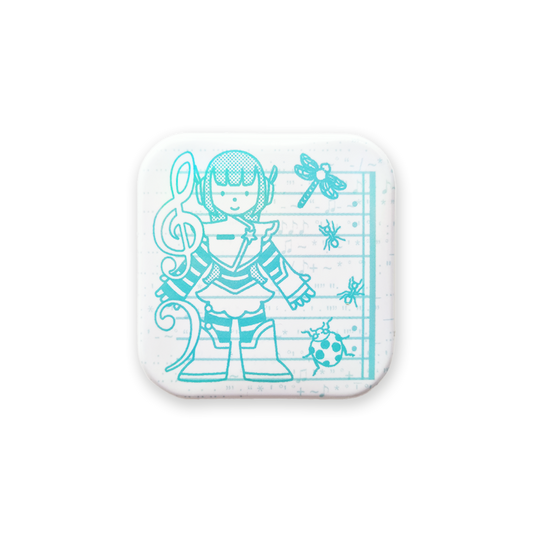 'Chellibugs' 🎼🐞🐜 Square Button Pin