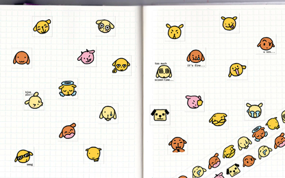 'Emotipups' 😋 Sticker Sheet [PREORDER]
