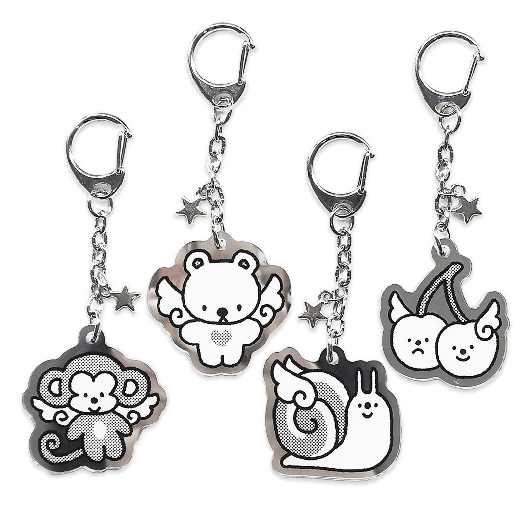 [Series 02] 'Little Angels' ‧₊˚ Mirror Keychains