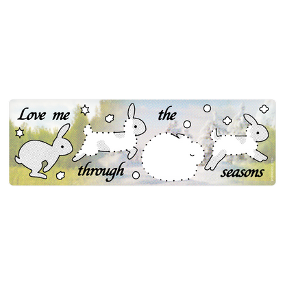 ‘Love Me Through the Seasons' ☼𓇢 𖧋ꕤ Bumper Sticker [PREORDER]