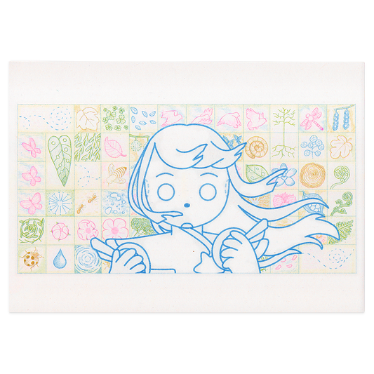 'Earth's Symphony' 🪲🌸🦋࿐ Risograph Print [PREORDER]