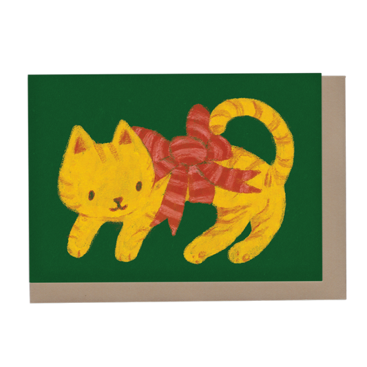 Ribbon Kitty 🎀 Greeting Card