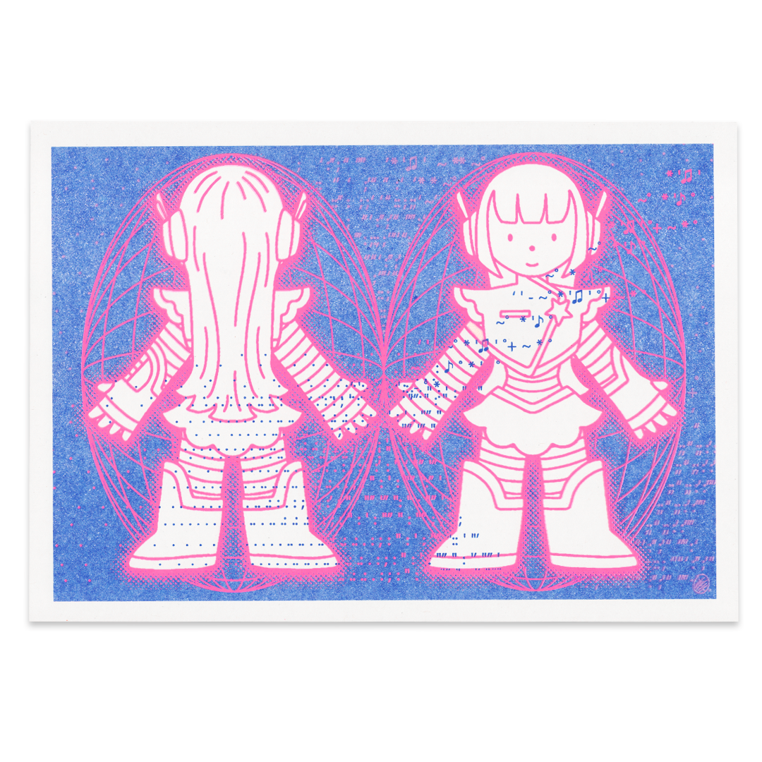 'Calibrating...' .: : : ' : " ♫ Risograph Print