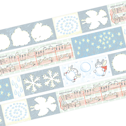 'Sounds of Snow' ❅*̩̩͙‧͙♪₊ Washi Tape [PREORDER]