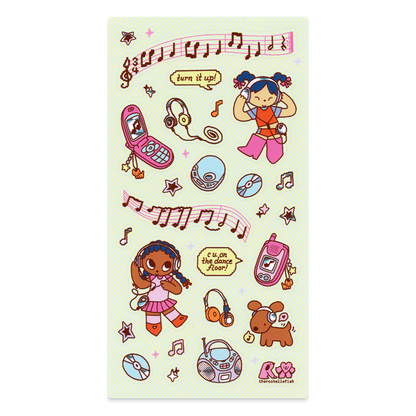 'Turn It Up' Sticker Sheet