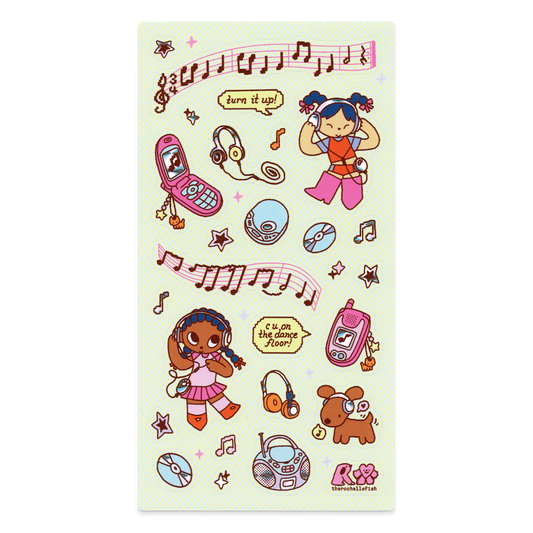 'Turn It Up' Sticker Sheet