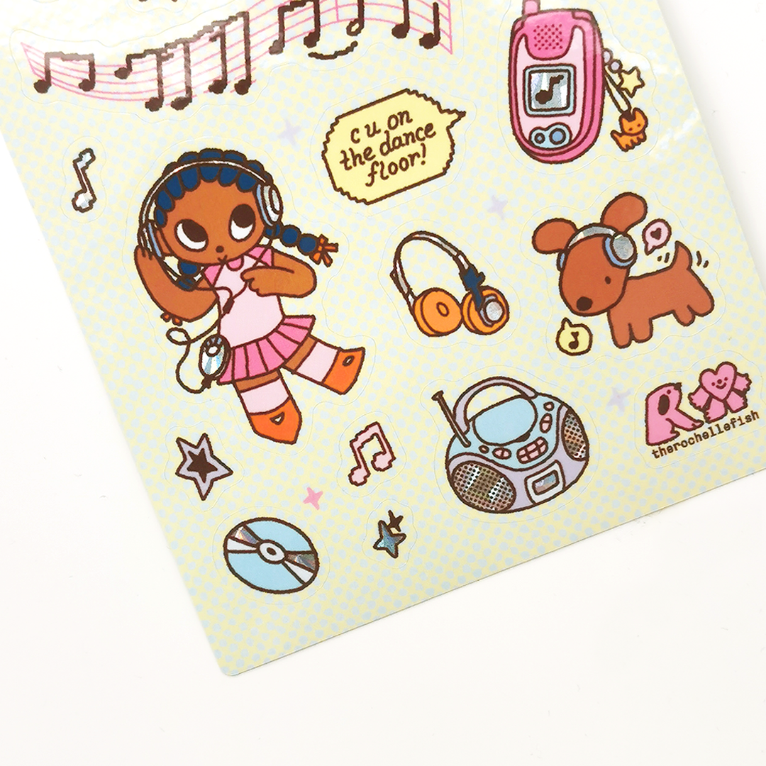 'Turn It Up' Sticker Sheet