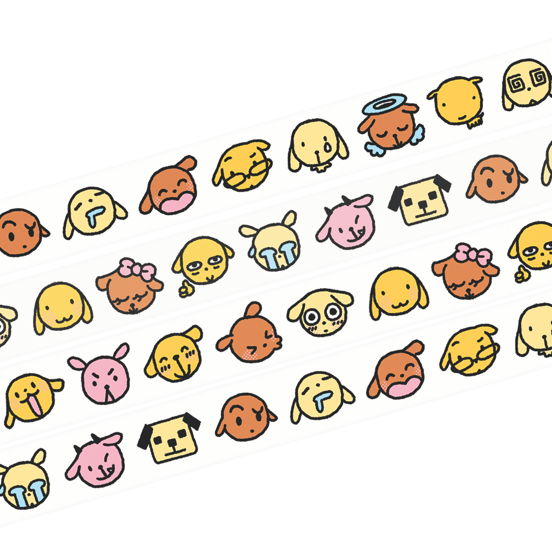 'Emotipups' 😋 Washi Tape [PREORDER]