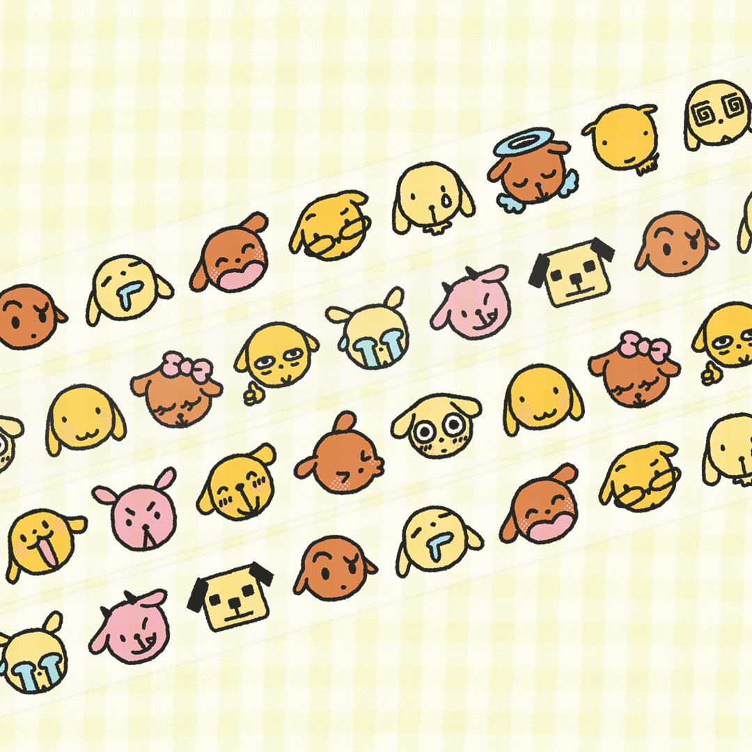 'Emotipups' 😋 Washi Tape [PREORDER]
