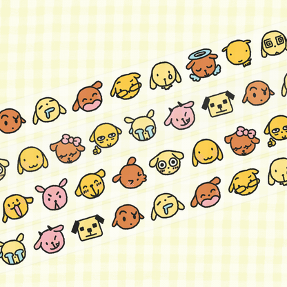 'Emotipups' 😋 Washi Tape [PREORDER]